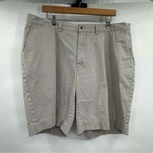 Polo Ralph Lauren Short Pants Mens 38 Tan Khaki Shorts Polo Flat Front Prospect